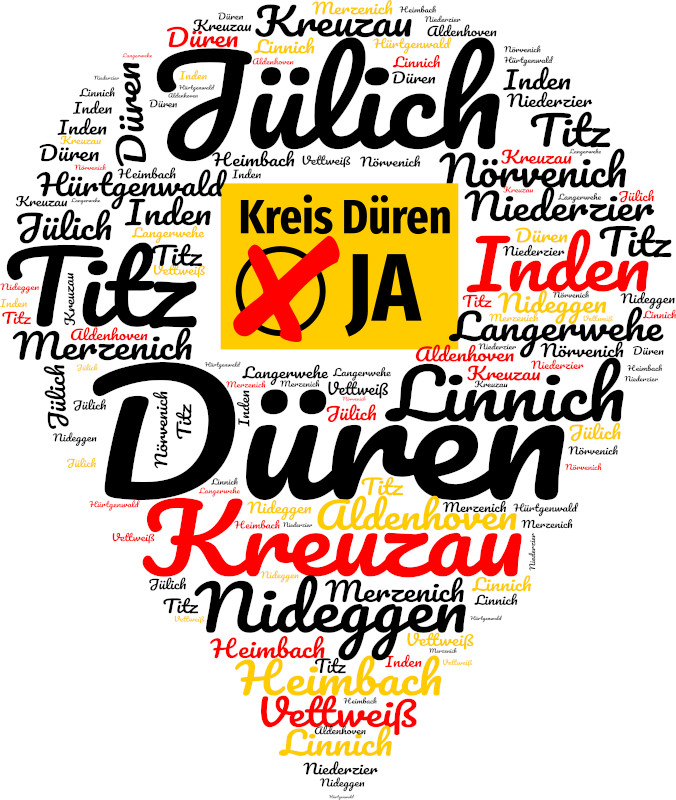 Plakat Kreis Düren Bleibt